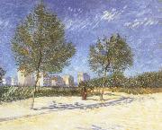 On the outskirts of Paris Vincent Van Gogh